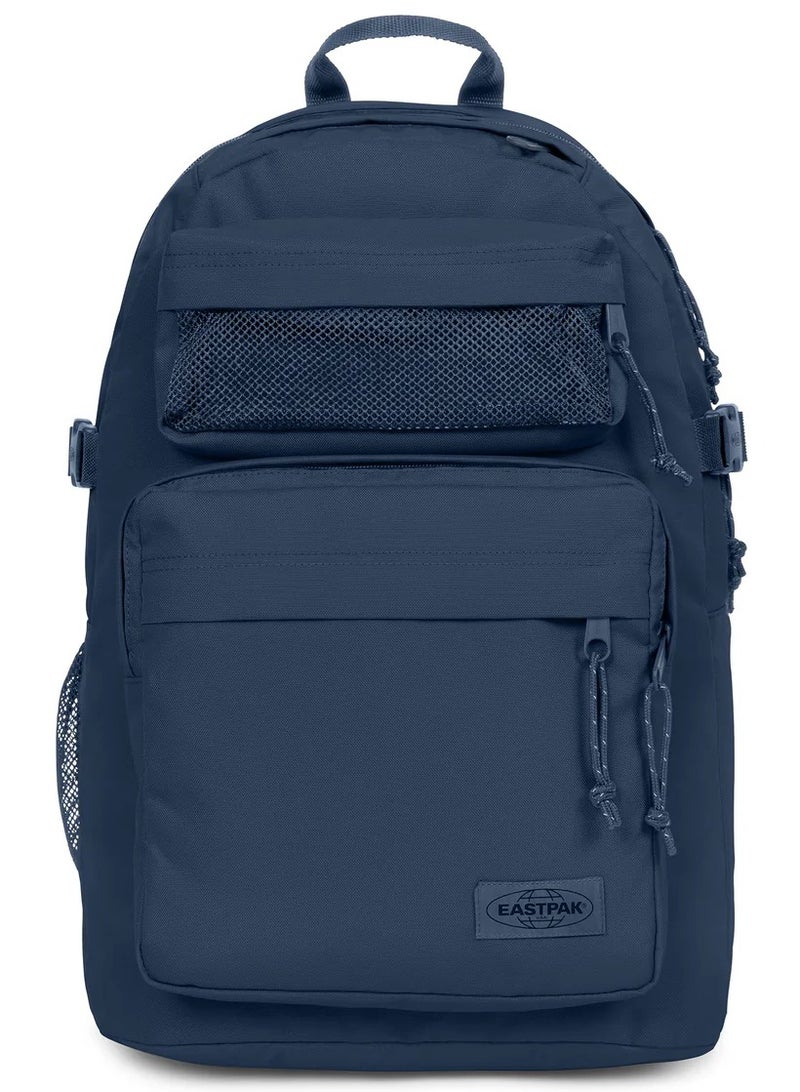 EASTPAK Double Pro Large Laptop Backpack With Bottle Holder & Laptop Sleeve - Boat Navy - Image 1